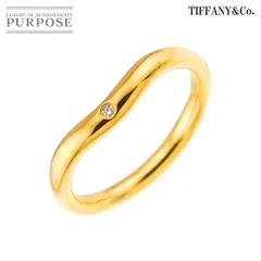 最終処分価格♥ティファニー☆カーブドバンドリングK18(750)☆7号 最終処分価格♥ティファニー☆カーブドバンドリングK18(750)☆7