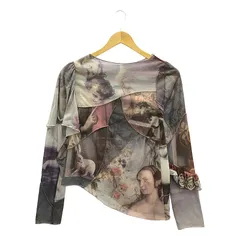 rurumu: / 縷縷夢兎るるむう | 2021SS | × Eimi Suzuki / スズキエイミ アシンメトリー フリル装飾 パッチ カットソー | F | マルチカラー | レディース