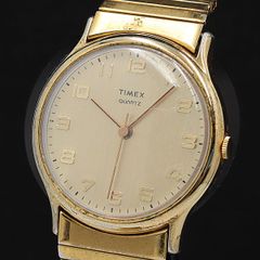 美品】TIMEX タイメックス T20471 ホワイトxゴールド 腕時計 - メルカリ