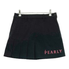 PEARLY GATES 黒 プリーツスカート サイズ0 - メルカリ