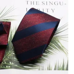 ネクタイ　ストライプ柄　ワインレッド色　ネイビー色　ゴールド色　結婚式　発表会　ビジネス　メンズネクタイ　パーティー　イベント　ダンスパーティー　成人式　卒業式　入学式　入社式　父の日　スーツ　小物　ワイシャツ　格安　メンズネクタイ