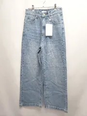 ◇ Θ 未使用 classicalelf クラシカルエルフ ワイド デニム パンツ ジーンズ サイズS ライトブルー レディース E  【1507160002732】