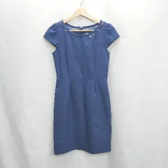 ◇ ◎ ●美品● PROPORTION BODY DRESSING ひざ丈 ワンピース サイズ2 ブルー系 レディース E  【1406050062361】
