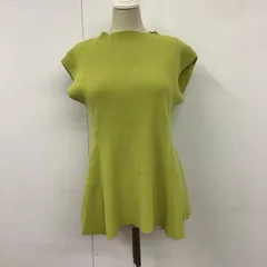 NATURAL BEAUTY BASIC ナチュラルビューティーベーシック カットソー 半袖 017-3170502 ペプラムフォルムニット ノースリーブニットカットソー