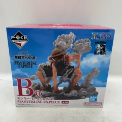 06w6816 ワンピース 一番くじ 海賊王への道 B賞 モンキー・D・ルフィ ギア２  BANDAI  フィギュア  【中古品】