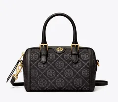 2025年最新】Tory Burch Tモノグラム ジャカード バレルバッグの