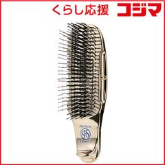 新品未使用】江戸屋 猪毛最上級7行 ヘアブラシ 黒檀 - メルカリ