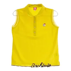 サイズ：36 ARCHIVIO アルチビオ  ノースリーブポロシャツ  イエロー系 [240101504740] ゴルフウェア レディース ストスト