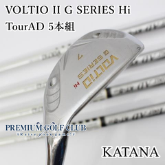 【中古】[B-ランク] アイアンセット カタナゴルフ VOLTIO II G SERIES Hi/TourAD 5本組/SR/28[7993]