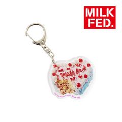 ミルクフェド キーホルダー MILKFED 30TH ANNIVERSARY CAKE KEYCHAIN 103252054011 ケーキ キーチェーン キーリング バッグチャーム ブランド milklfed アクセサリー かわいい 可愛い アニバーサリー