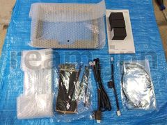 新品 トヨタ純正 30 アルファード ヴェルファイア 後期 リヤ フリップダウンモニター フィッティングキット グレー リア リアモニター