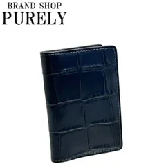 コーチ 財布 メンズ COACH 折り財布 クロコダイル レザー ID ウォレット カードケース CR379 QBBHP ミッドナイトネイビー