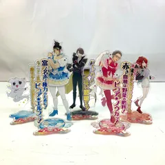 01w-3538 〇  にじさんじ 2023エイプリルフール 魔法少女おじさん アクリルスタンド 5点セット 花畑チャイカ 舞元啓介 社築 加賀美ハヤト レイン・パターソン  【中古品】