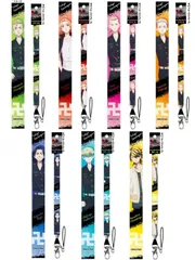 東京リベンジャーズ(Tokyo Revengers)　ネックストラップ　6種　場地圭介・三ツ谷隆・羽宮一虎・佐野万次郎・龍宮寺堅・松野千冬