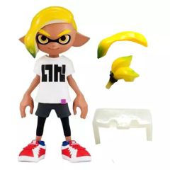 [Used] Collectible Figure Set: Boy (Sun Yellow) from "Splatoon 2 Dress-Up Gear Collection 2"