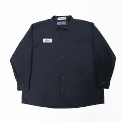 CiNTAS シンタス 長袖 ワークシャツ ワッペン ネイビー 2XL