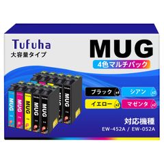 【特価】052A 452A 大容量 インク インク EW-052A EW-452A 互換インク 用 用 Epson (合計10本セット) 黒2本 MUG-BK + 4色パック*2 マグカップ マグカップ 互換インクカートリッジ MUG エプソン MUG-4CL