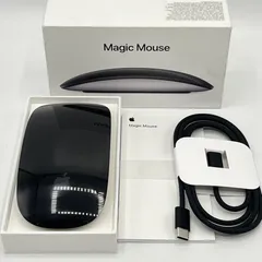 【美品】Apple Magic Mouse MXK63ZA/A ブラック Multi-Touch対応 USB-C アップル マジックマウス