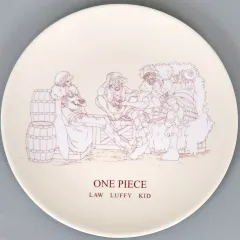 【中古】皿・ボウル 集合(海賊同盟) ラウンドプレート 「一番くじ ワンピース 新たな夜明け」 E賞