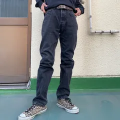 90s USA made /《GAP》black denim pants オールドギャップ ブラックデニム