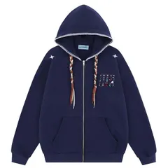 メンズ ファッション 服 用 オシャレ シンプル 大人 かっこいい 大きいサイズ ストリート 紳士服 アメリカン レトロ ジッパー カーディガン フード付き スウェット シャツ ジャケット