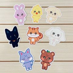 ateez 生写真 ステッカー K-POPグッズ ATEEZ エイティーズ 防水ステッカー オリジナル