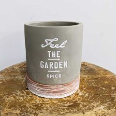 FEEL THE GARDEN セメントプランターラウンドS　セメント　植木鉢　植物・植物用　鉢