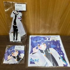 あおぎり高校 viviON エトラ デビュー4周年記念グッズ セット アクリルスタンド 缶バッジ クリーナークロス