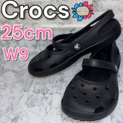 Crocs クロックス メリージェーン サンダル ストラップ付き 廃盤品　w9 25cm