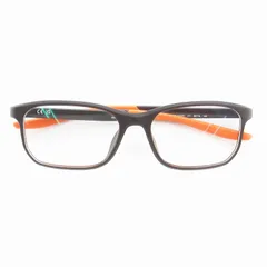 ナイキ NIKE めがね アイウェア 度あり スクエア 56□16-145 茶 ブラウン オレンジ /AE ■GY99のサムネイル
