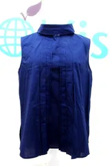 UNIQLO ユニクロ  ×MARNI マルニ タックブラウス（ノースリーブ）  L