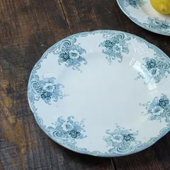 longwy russe ロンウィー アンティークディナープレート 5枚セット