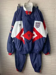 umbro 90s vintage uk アンブロ　イングランド代表　ナイロンジャケット　パンツ　セットアップ