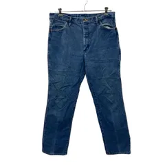 Wrangler デニムパンツ W36 ブルー ラングラー ジップアップ カジュアル ジーンズ アメカジ 古着卸 アメリカ仕入 2509-341