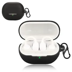 キズ防止 防水防塵 保護カバー 用 カラビナ付き UU UU 紛失防止 SOUNDPEATS SOUNDPEATS 全面保護 落下防止 耐衝撃 装着充電可能 軽量 Kluso SOUNDPEATS 保護ケース シリコン製 UU対応 カバー ケース プロテクターのサムネイル