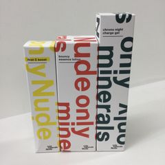 K449 only minerals Nude オンリーミネラル ヌード ローション クリーム 美容液 化粧水 3点セット