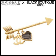 シャネル CHANEL ココマーク ハート＆アロー ヘアピン 02P ゴールド メタル GP ヘアアクセサリー レディース 101799594