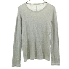 N.HOOLYWOOD エヌハリウッド 日本製 長袖 ニット 38 グレー メンズ 古着