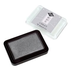【特価】シャチハタ スタンプパッド いろもよう 光彩 銀鼠色 ぎんねずいろ HAC-1G-GR