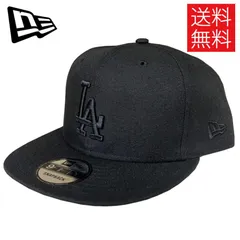 【送料無料】NEW ERA ニューエラ US規格 海外仕様 MLB LA Los Angeles Dodgers ロサンゼルス・ドジャース BASIC SNAPBACK CAP 9FIFTY 950 スナップバックキャップ BLACK/BLACK ブラック