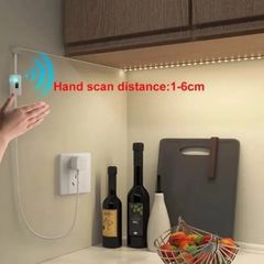 新品未使用 LEDテープライト ワーム 1m センサー 間接照明 USB電源 夜間 手元 足元 キッチン 寝室 洗面台 モーション