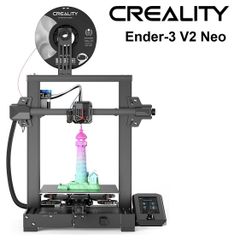 【即日発送・在庫限り】【正規代理】CREALITY Ender-3 V2 Neo 3Dプリンター CRタッチ自動ベッドレベリング プレビュー機能 PCシート金属押出機 日本語OS 静音 停電復帰 PLA/PETG/ABSフィラメントに対応 初心者向け 家庭用