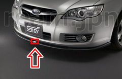 新品未使用 スバル純正 STI オーナメント フロントスポイラー エンブレム フロントエアロ SUBARU GENUINE FRONT SPOILER EMBLEM JDM