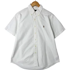 古着 ラルフローレン Ralph Lauren CLASSIC FIT 半袖 ボタンダウンシャツ メンズL相当/eaa548203