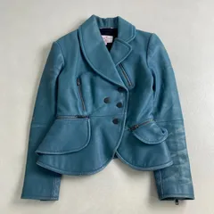 Vivienne Westwood レザージャケット ダブルライダース ヴィヴィアンウエストウッドレッドレーベル  オーブ 本革 羊革 シープスキン レザー
