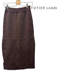 タグ付き　新品未使用FUTIERLAND【フューティアランド】スーパーストレッチナロスカート　ブラウン