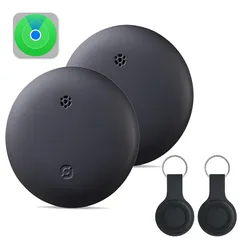 エアタグ（2個セット）紛失防止タグ スマートタグ【2024最新 MFI認証品 Find Myタグ 安定＆全球GPS測位＆超強信号】忘れ物防止 gpsタグ airタグ スマートトラッカー 財布 超薄 超軽量 小型GPS発信機 追跡タグ （Apple「探す」の