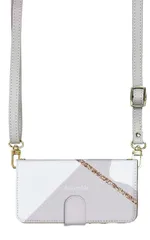 Galaxy S23 SC-51D SCG19 ケース 手帳型 ギャラクシーS23 スマホケース スマホショルダー レザー ストラップ 牛柄 ウシ柄 アニマル 動物柄 かわいい オシャレ 調節可能 130cm  カラー03