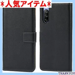 Xperia 10 iii SO-52B/SOG04 ケース Cavor Xperia 10 iii ケース 手帳型 Xperia 10 iii SO-52B/SOG04 手帳型 ケース ウォレット機能アップルXperia 10 iii ブラック 1090