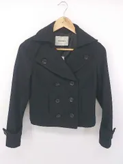 ◇ ROSE BUD ローズバッド ウール混 長袖 Pコート サイズ1 ブラック レディース P  【1302030006489】のサムネイル